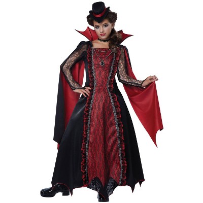 California Costumes Victorian Vampira Child Costume, Medium : Target