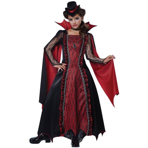 California Costumes Victorian Vampira Child Costume, Small : Target
