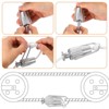 Unique Bargains Aluminum Alloy Clothesline Tensioner Household Clothes Line Tightener - 4 of 4