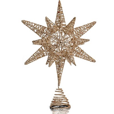 Ornativity 3d Star Tree Topper - Light Gold : Target