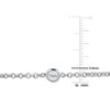 EVERLY JEWELRY | Sterling Silver 10 CT TGW Cubic Zirconia By The Yard Necklace, 34-inch - 2 of 4