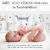 Sweet Jojo Designs Boy, Girl, Unisex/Gender Neutral BreathableBaby Breathable Mesh Crib Liner Baby Nursery Cartoon Puppy Grey Taupe and Blue - 3 of 4