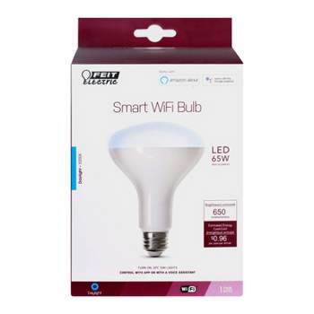 Feit Electric BR30 E26 (Medium) Smart WiFi LED Bulb Daylight 65 Watt Equivalence 1 pk