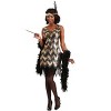 HalloweenCostumes.com Dolled Up Women's Flapper Costume - 2 of 4