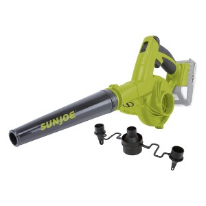 Sun Joe 24 Volt IONMAX Leaf Blower and Vacuum, Battery & Charger, 24V-WSB-LTE, Green/Black – Electric Powered Portable Lawn Tools - 1 of 4