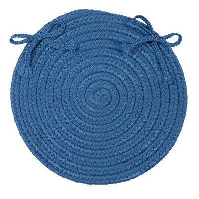 Colonial Mills Boca Raton - Blue Ice Chair Pad, Set of 4