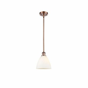 Bristol Glass - 1 Light Mini Pendant In Industrial Style-9.25 Inches Tall and 7.5 Inches Wide - 1 of 1