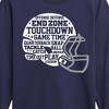 Boys' - Instant Message - Football Helmet Phrases Long Sleeve Graphic T-Shirt - 2 of 4