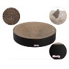 THE LICKER STORE Nelson Modern Cardboard Round Bowl Cat Scratcher with Catnip - 3 of 4