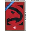 Trends International NBA Atlanta Hawks - Logo 25 Framed Wall Poster Prints - 3 of 4