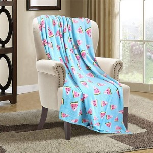 Comfort Flannel Blanket Super Soft Christmas Prints Throw Blanket Christmas Gift. - 1 of 4