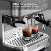 Espresso Machine with Milk Frother and Built-In Grinder, 3-in-1 Cappuccino Latte and Coffee Maker for Home, 85oz Removable Water Tank - 2 of 4