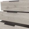 HomeRoots 28" Light Gray Three Drawer Dresser - 3 of 3