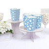 Big Dot of Happiness Blue Daisy Flowers - Floral Party Favor Popcorn Treat Boxes - Set of 12 - 3 of 4