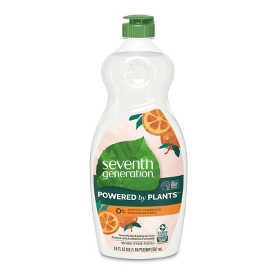 Seventh Generation Dish Liquid Soap - Lemongrass & Clementine - 19 fl oz