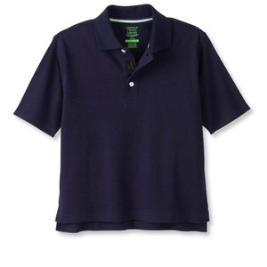 French Toast School Uniform Boys Adaptive Seated Short Sleeve Interlock Polo - 1 of 3