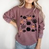 Simply Sage Market Women's Graphic Sweatshirt Halloween Pumpkins - 2 of 4