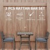 Sapphtopaz Patio Furniture Set Lounge Conversation Chairs with Cushions and Coffee Table for Backyard, Terrace, Garden - 4 of 4