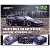 LBWK (Liberty Walk) F40 Matt Black w/Graphics "Hong Kong Toycar Salon 2023 Special Ed" 1/64 Diecast Model Car by Inno Models - 3 of 3