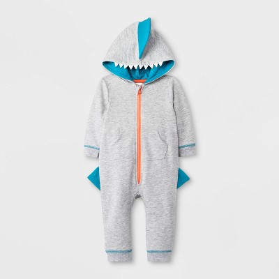 shark romper baby