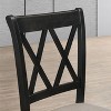 NicBex Vintage Upholstered  Dining Chairs Set of 2 with Cross Back & Comfy Cushions,Rustic Wood Accent Chairs for Dining Room,Living Room - 3 of 4