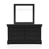 Sliver Dresser and Mirror Set - HOMES: Inside + Out - 2 of 4