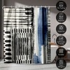 Americanflat 71x74 Shower Curtain - Abstract Shower Curtain No Borders Shower Curtain by PI Creative Art - 4 of 4
