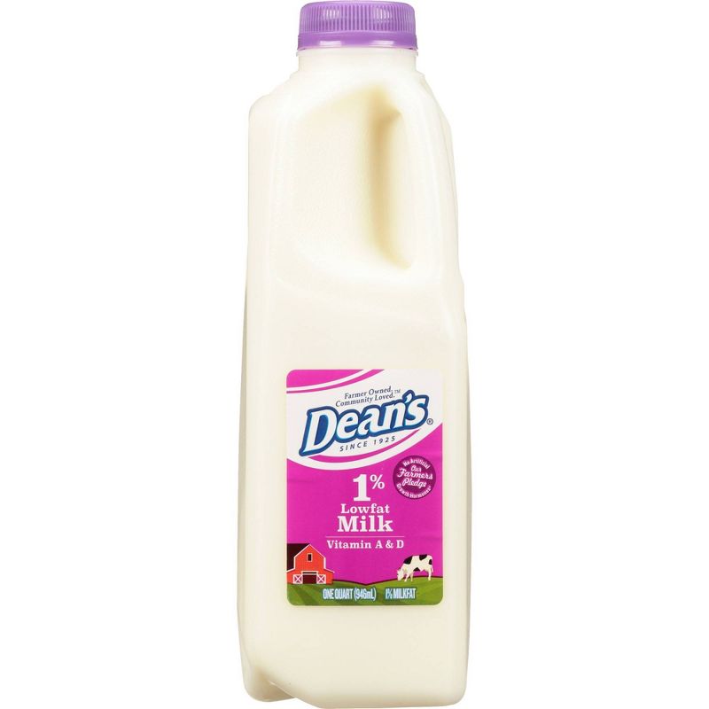 Deans 1% Milk - 1qt, 1 of 8