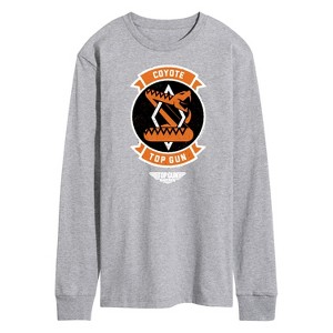 Men's - Top Gun: Maverick - Coyote Badge Long Sleeve Graphic T-Shirt - 1 of 4