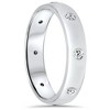 Pompeii3 14K White Gold 3mm 1/4ct Diamond Bezel Eternity Wedding Ring - 3 of 4