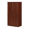South Shore 4 Door Morgan Storage Cabinet Royal Cherry : Laminated Particle Board, Adjustable Shelves, CARB Certified - 2 of 4