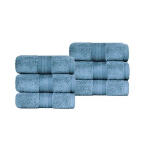 Luxury Cotton Heavyweight Solid Plush Towel Set by Blue Nile Mills - 1 of 4