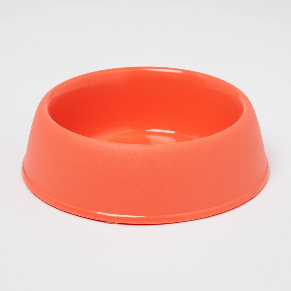Standard Polypro Dog Bowl - Coral Pink - 3.75 cups - Boots & Barkley™ (2 bowls)