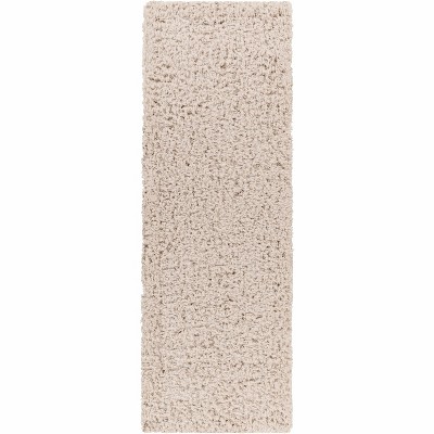 Hauteloom Siari Solid Oatmeal Shag Rug
