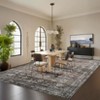 Living Room Rug, Washable Vintage Floral Low Pile Non Slip Carpet for Bedroom, Dining Room, Office, Farmhouse Rug - 2 of 4
