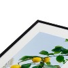Bethany Young Photography Amalfi Coast Lemons 8"x10" Black Metal Framed Art Print - Deny Designs - 3 of 4