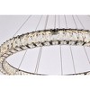 Elegant Lighting Monroe 2 - Light Chandelier in  Black - 3 of 4