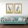 FONTOI 2pcs Heron Bird Canvas Wall Art, Animal Wall Decor Living Room, Dining Room Decor Framed Wall Art for Office, Multicolored 18"* 24"*1.2" - 4 of 4