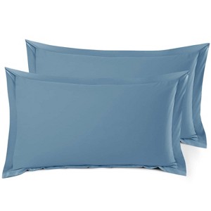 Nestl Soft Pillow Shams Set of 2, Double Brushed Microfiber Pillow Covers, Premium Pillow Shams With 1.5” Flange - 1 of 4