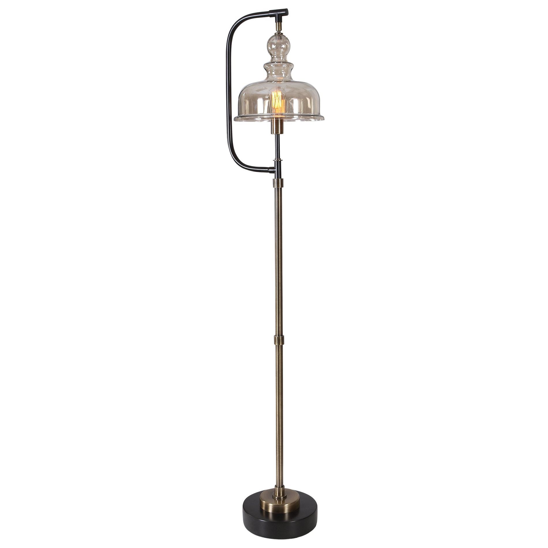 Uttermost Elieser Industrial Floor Lamp – Sleek Designer Standing Light
