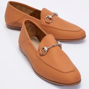 Penny - Orange Leather Horsebit Loafers | Forever & Always Shoes - 1 of 4