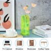 Unique Bargains Geometric Plastic Arch Acrylic Decorative Floral Vase Clear - 3 of 4