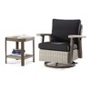 UPTIOT Outdoor Rocking Polyethylene (PE) Wicker Chair with Cushions - 3 of 4