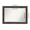 Amanti Art Sloped Beveled Framed Bathroom Vanity Wall Mirror - 3 of 4