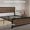 Full Size Bed Frame with Headboard and Footboard - 4 of 4