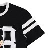 Ladies Mickey & Minnie Mouse Shirt - Classic Mickey & Minnie Mouse - Disney Mickey & Minnie Varsity Stripe Sleeve Athletic Tee - 4 of 4