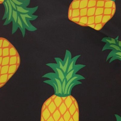 black - pineapples