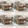 WOWLIVE Lift Top Coffee Table, 4-in-1 Multi-Function and Large Coffee Table with Storage, CT004 - 4 of 4