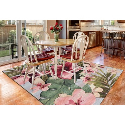 Marina 39"x59" Tropical Floral Hand-Tufted Area Rug