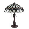 Chloe Lighting Claude Tiffany-style 2 Light Victorian Table Lamp 17" Shade - 4 of 4